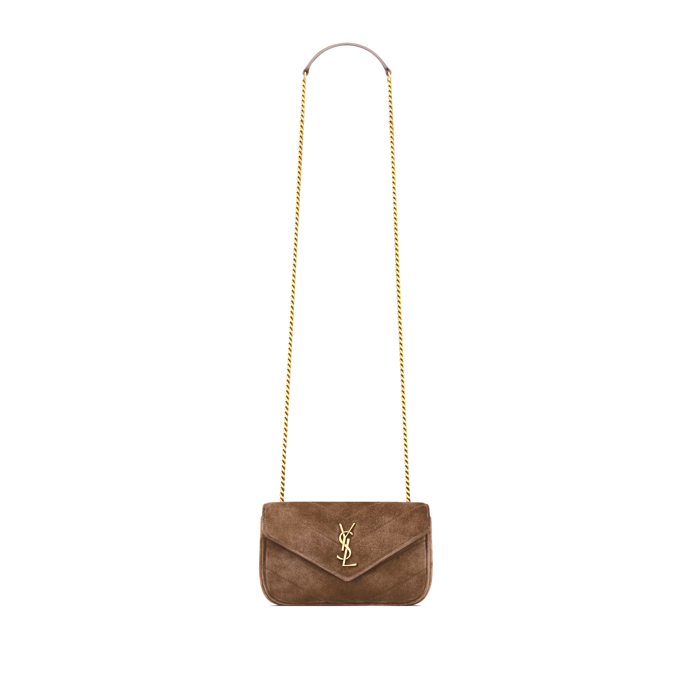 YSL LOULOU MINI IN SUEDE 8217491U8272358 (20*12*5cm)